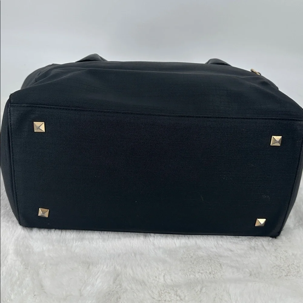 Dagne Dover Elegant Black Legend Signature Tote Bag
